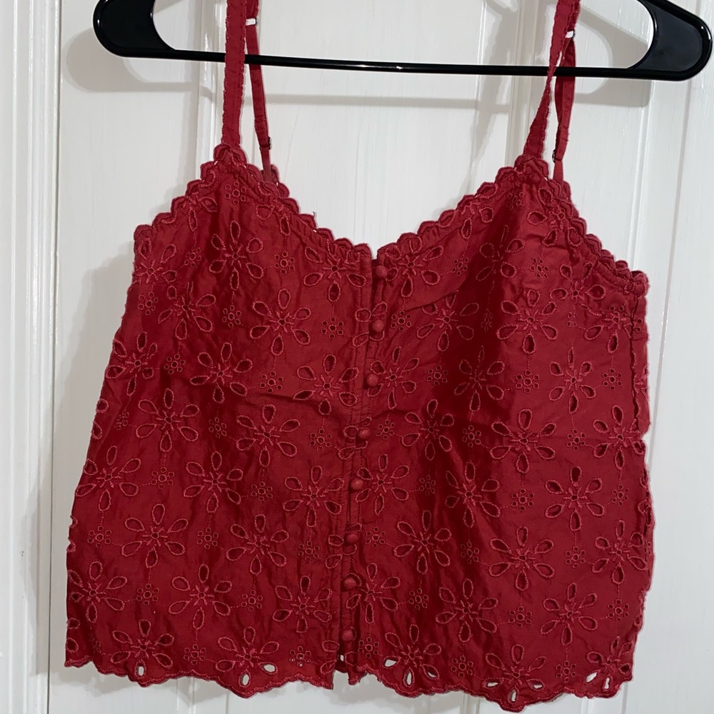 Abercrombie crop tank top